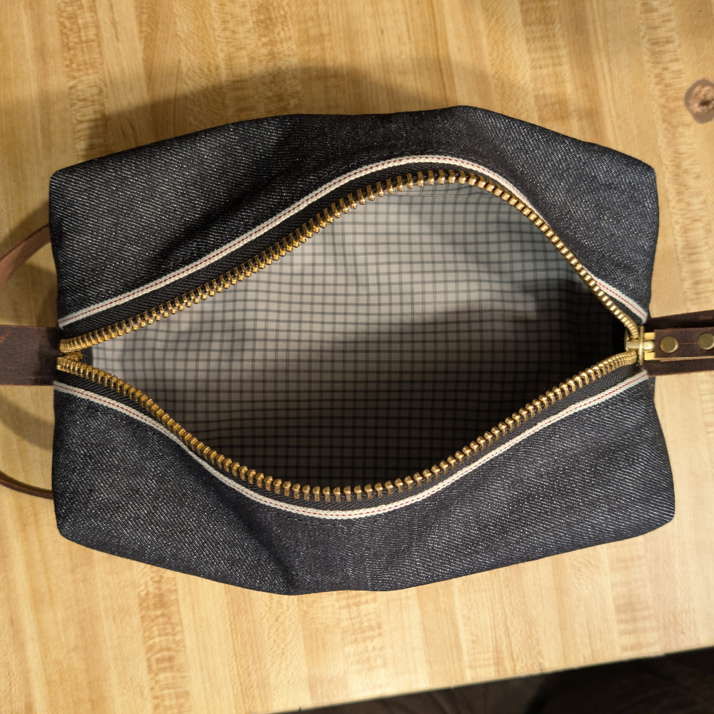 Japanese Selvedge Denim Dopp Kit