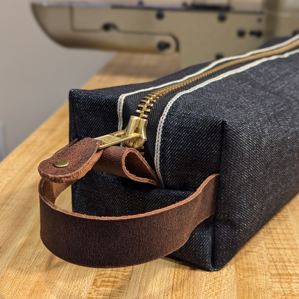 Japanese Selvedge Denim Dopp Kit