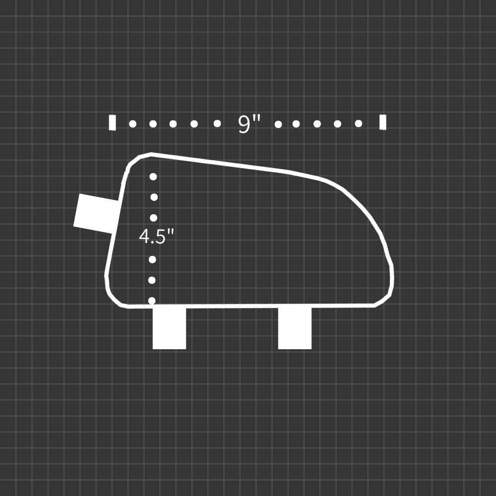 Retro Branded Top Tube Bag