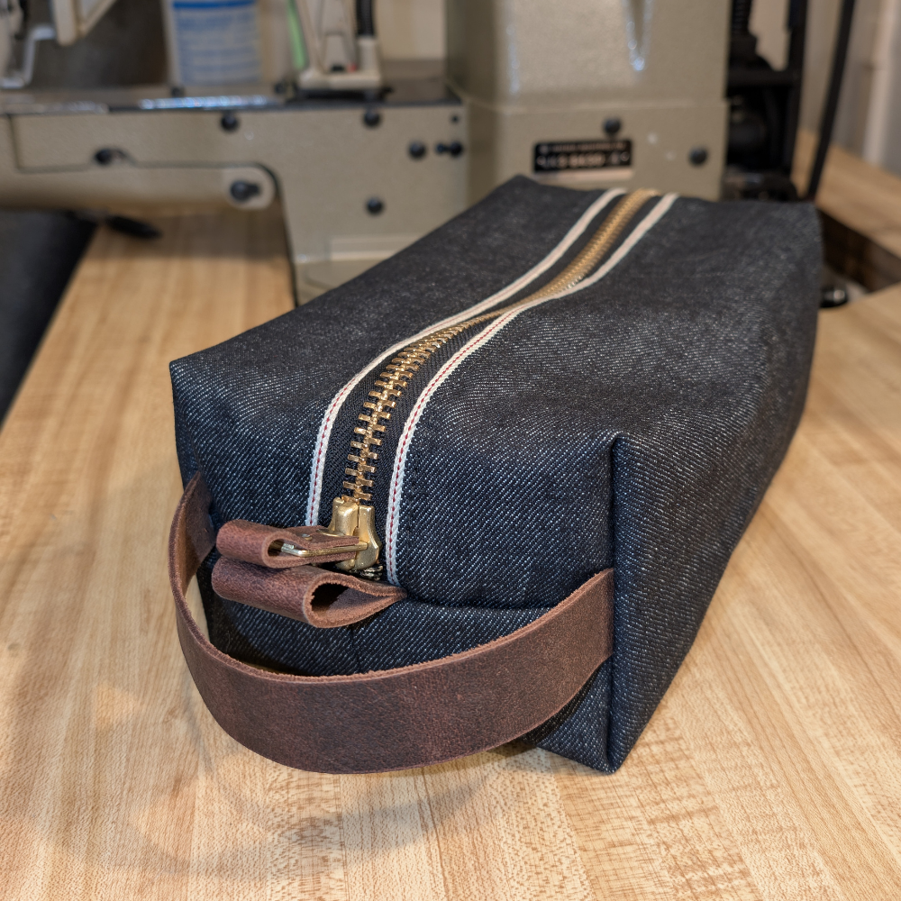 Japanese Selvedge Denim Dopp Kit