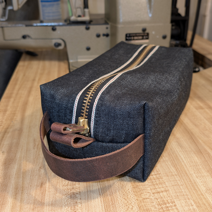 Japanese Selvedge Denim Dopp Kit