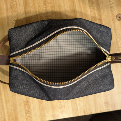Japanese Selvedge Denim Dopp Kit