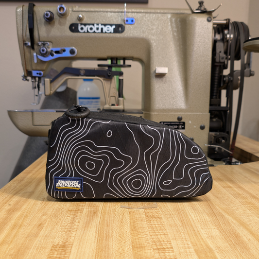 Top Tube Bag Black/White Topo