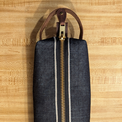 Japanese Selvedge Denim Dopp Kit
