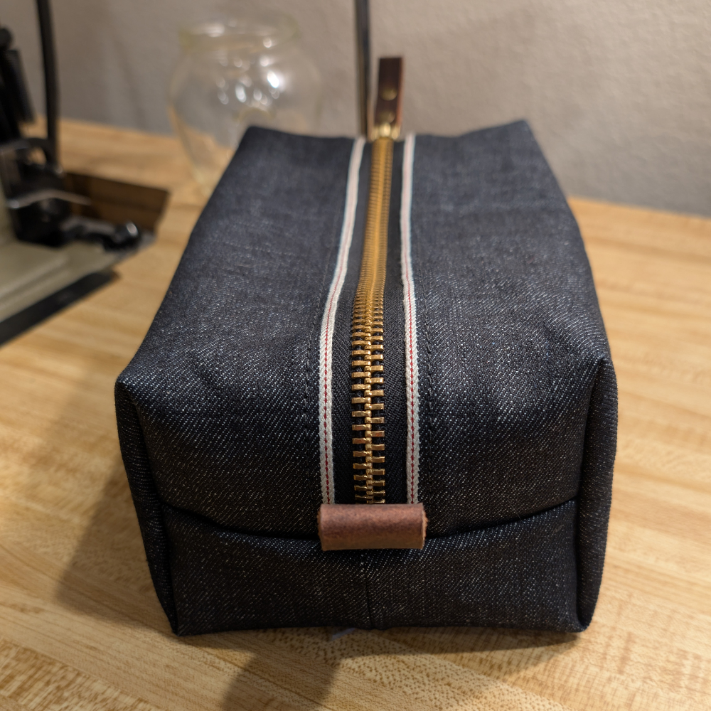 Japanese Selvedge Denim Dopp Kit